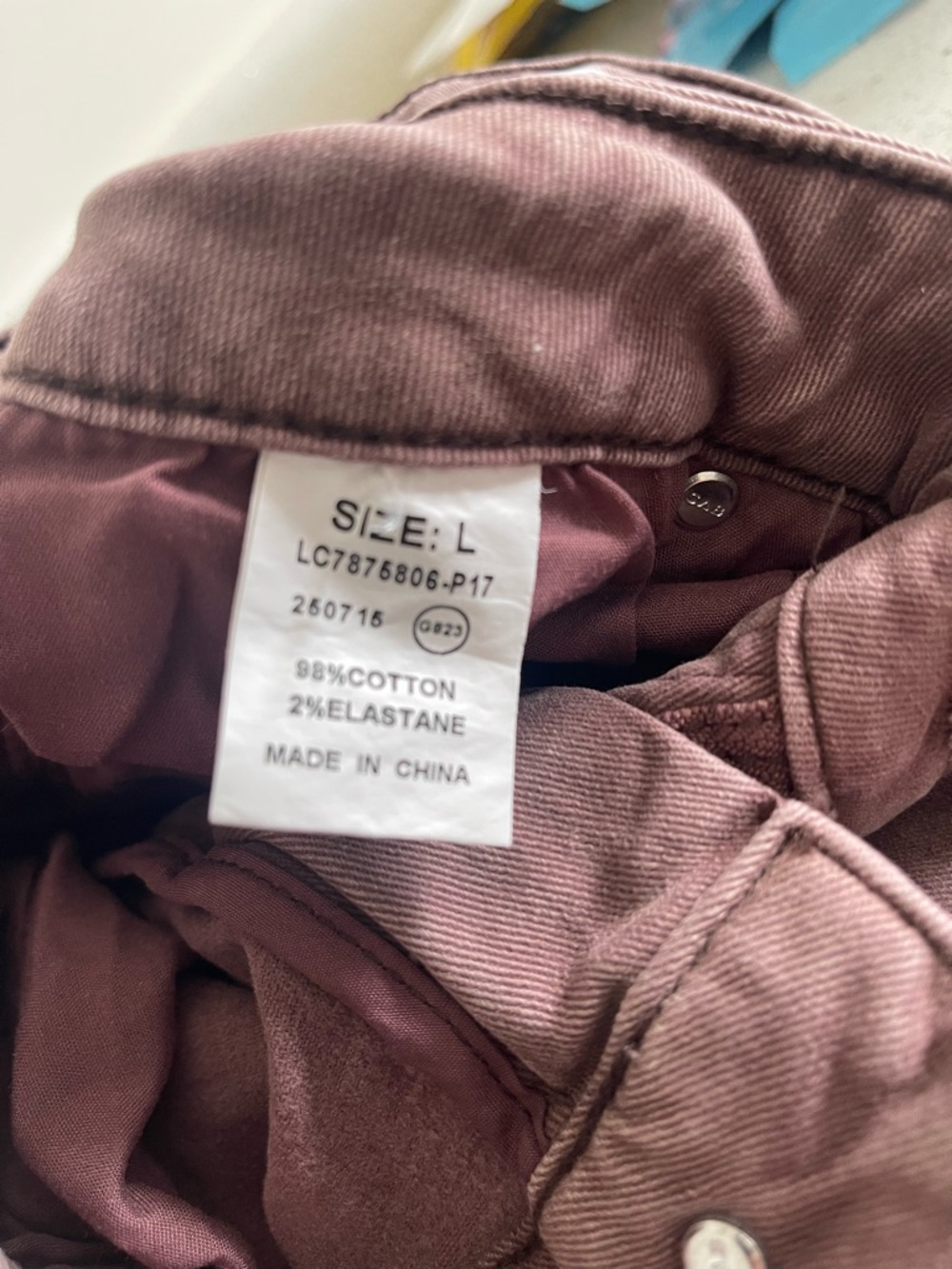 Luvamia Wide Leg Winter Pecan Brown High-waisted Pants size L - Picture 6 of 8